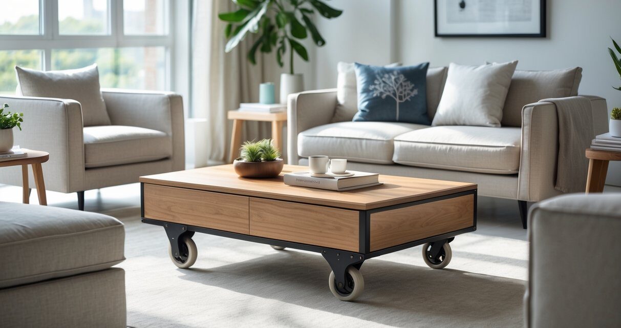 Sådan vælger du det perfekte sofabord med hjul til din stue